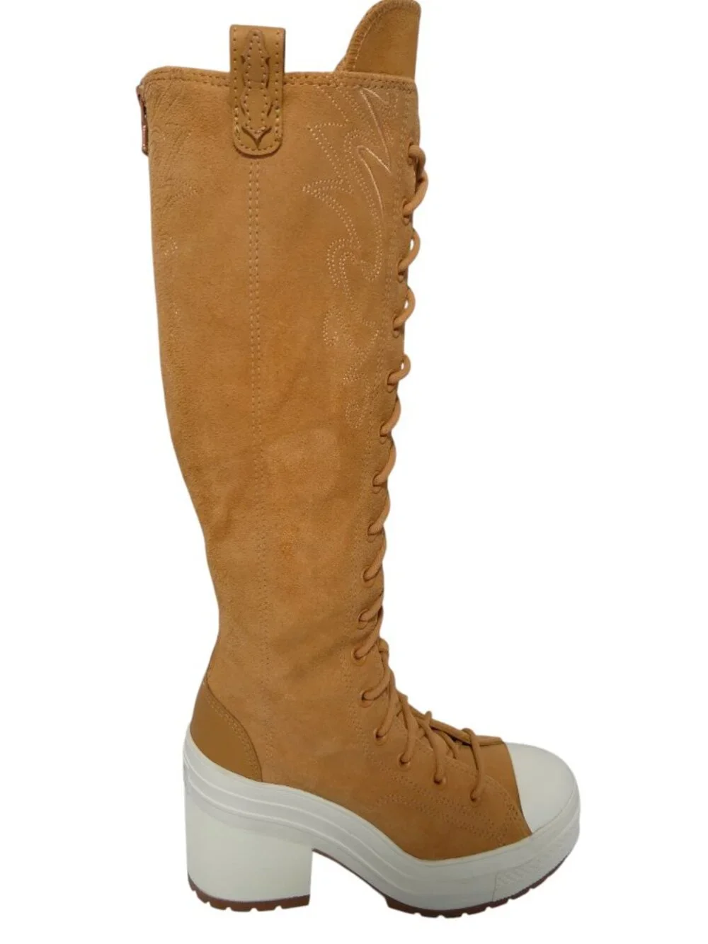 Converse Chuck 70 De Luxe Heel XX‎ Hi Western Tan Boots A15660C W7.5 M5.5